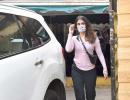 PIX: Rhea Chakraborty gets ready for work