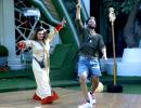 Bigg Boss 14: Rubina falls into the pool!