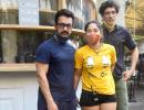 Aamir meets up with his kids