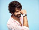 What is making Shahid smile?