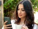 Want to peek into Laxmi Raai's phone?