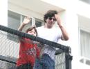 Shah Rukh, AbRam Celebrate Eid