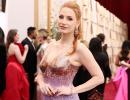 STUNNING! Jessica Chastain on the Oscars red carpet