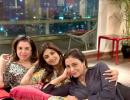 At Farah's Pajama Party With Shilpa, Tabu