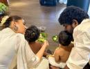 Nayanthara-Vignesh, Twins Celebrate Onam