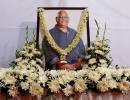 Vidya At Satish Kaushik's Prayer Meet