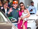 Priyanka In Mumbai With Nick, Malti