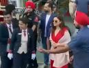 SEE: Parineeti-Raghav's Grand Welcome