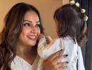 Bipasha's Adorable Moment With Devi