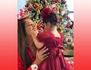 Bipasha's Cute Christmas Moment With Devi