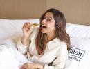 Deepika Enjoys A Day In Bed