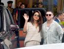 Priyanka, Nick Arrive For Ambani Wedding