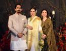 Rekha, Aditi-Siddharth At Sona Reception