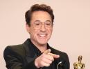 Oscars: Robert Downey Jr Thanks 'Terrible Childhood'