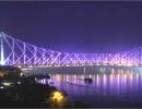 Lights on at Howrah Bridge