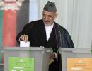 Image: Afghans begin voting for new President