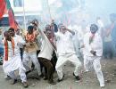 Telangana supporters celebrate statehood