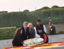 Canadian PM visits Rajghat