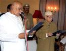 K Rosaiah sworn in new Andhra Pradesh CM