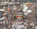 Pix: Andhra Pradesh pays homage to YSR