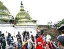 Indian priests offer prayers at Nepal temple again