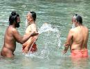 Sadhus have a blast at the Kumbh Mela