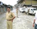 A Kashmiri cop on facing protestors