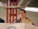 We made ministers resign over corruption, can BJP, asks Sonia