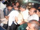 In PHOTOS: Police action against Chandrababu Naidu