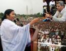 Mamata faces Left ire for skipping Basu's funeral