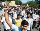 Telangana stir spills over to the cricket field