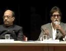 Amar Singh shares stage with Amitabh Bachchan