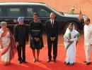 Obama's Monday in New Delhi 