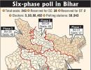 Six-phased Bihar poll from Oct 21 to Nov 20