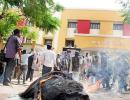 IMAGES: Telangana students' rally turns violent 