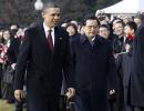 Hu's visit can lay foundation of Sino-US ties, says Obama