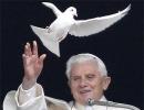 Pope stumped by Doves of Peace at Vatican