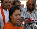 Digvijaya's tongue not in Cong's control: Uma Bharti