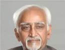 Vice President Hamid Ansari leaves for 5-day visit to China