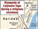 Stampede kills 16, injures 30 in Haridwar