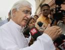 Khurshid 'bows to the wisdom' of the Election Commission