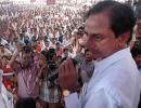 Telangana stir: Cases booked against KCR; rail roko postponed