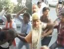 Ram Sene activists beat up Anna Hazare supporters 