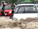 PIX: After blast & quake, heavy rains hit Delhi