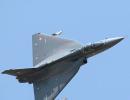 On trial, Tejas fighter jet bombs target