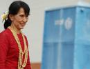 PHOTOS: Aung San Suu Kyi 'wins' in Myanmar by-polls