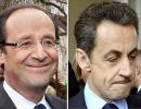 Sarkozy trails, Hollande frontrunner for French presidency