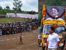 PIX: Latur bids tearful farewell to Vilasrao Deshmukh