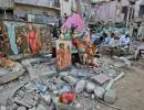 Photos: Hindus fume as 100-yr-old temple demolished in Pak