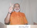 Pix: 55 pc turnout till 3 pm in Guj 2nd phase, Modi votes